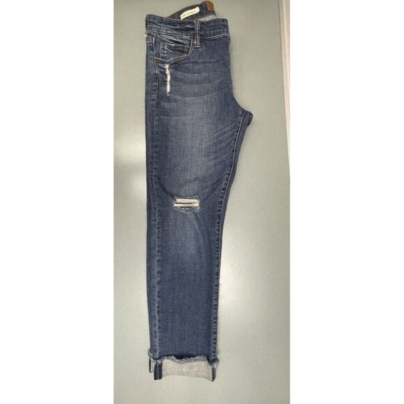 Kut From The Kloth  Asher Ankle Straight Leg Women’s Blue Jean's Mid-Rise Size 8 - Picture 5 of 16
